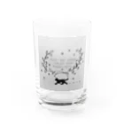 クロネコDay'sのBLACK CAT STREET Water Glass :front