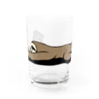 Poooompadoooourの本と、なまけもの(かげなし) Water Glass :front