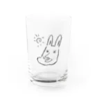 イラストレーター トツカケイスケの心ないウサギさん 3 Water Glass :front