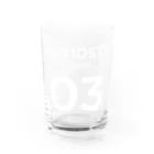 AliviostaのALIVIOSTA 03 Logo (Le plus simple) white Water Glass :front