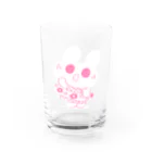 ミキの水着うさぎ Water Glass :front