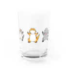 万年🐸太郎のガブちゃんと愉快な仲間たち Water Glass :front