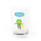 にゃーこのごきげんなネコ Water Glass :front