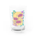 Aya Tagawaの九月のお花盛り沢山 Water Glass :front