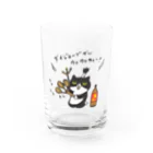 ©ニャンどんの部屋(公式)の❤️ニャンどん❤️ご祈祷・鬼火グラス Water Glass :front