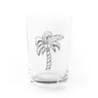 collegamentoのヤシの木 Water Glass :front