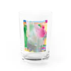 北隣館カフェグリーンのCafeGreen7th×Yoshiyaコラボ Water Glass :front