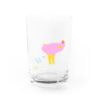  むきむき   地球生活のへでもない Water Glass :front