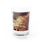 梅花庵の夕暮れ Water Glass :front