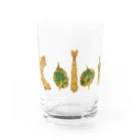 日雇い館のてんぷら盛り合わせ Water Glass :front