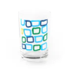 あおい’ｓ libraryのしかくい Water Glass :front