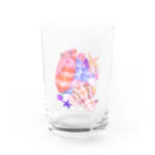 鳴虫山書房のマガキガイ☆ハッピーサマー Water Glass :front