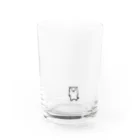 ふっくらボリサットの猫のバンちゃん Water Glass :front