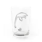 寺野ヒロシ商店のクビナガ、アンモさんに出会う Water Glass :front