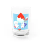 おやすみ世界のおやよサマー Water Glass :front