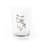 とげとげはっぱのフィドル弾く猫　1 Water Glass :front