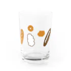 konii(コニー)のパンの人 Water Glass :front