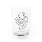 おみそしる工房のねこちゃん Water Glass :front