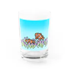 おじょうのクマノミ Water Glass :front