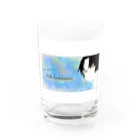 misuto.のろーまじ。時は金なり。ver. (カラフル) Water Glass :front