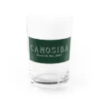 Hostel&Bar CAMOSIBA OfficialのCAMOSIBA logo for drink グラス前面