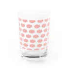 neuneunet.shopのピンクのたい焼き Water Glass :front