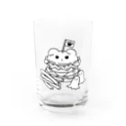 まどろみの温度のハンバーガー ホワイト Water Glass :front