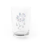 ゆーれー屋さん、墓場店のお花のお化けグラス Water Glass :front