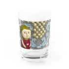 うきうき堂のブロンドの女の子 Water Glass :front