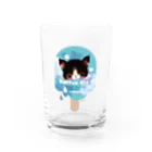 milkchaiのアイスねこ Water Glass :front