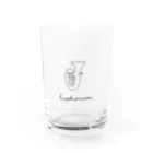 Shirokuma MofumiのEuphonium Water Glass :front