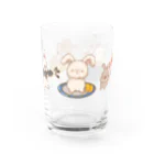 Rabbit Moreのうさずくしグラス Water Glass :front