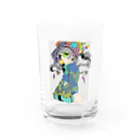 鉄坊独壇場のキョンシー Water Glass :front