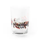 お針子ノブヲの歌川広重/狐の嫁入り Water Glass :front