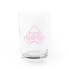 桃鴨の桃鴨ロゴ Water Glass :front