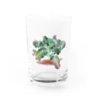 サルハ亭のブロッコリー Water Glass :front