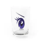 GraphicersのCartoon Eye Water Glass :front