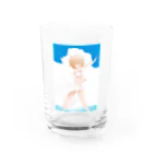 岸虎次郎　オトメの帝国18巻発売中のオトメ水着の楽園／鬼火先輩 Water Glass :front