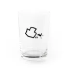 ひいなの凸る猫 Water Glass :front