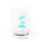 morinoyaのブルースイム Water Glass :front