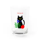 catdaylife.の猫の日暮らしのラッキーくん Water Glass :front