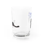 くろねこ倶楽部のおわ～んコップ Water Glass :front