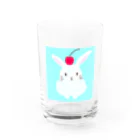 fragment_oliveのアイスみたいなうさぎ Water Glass :front