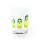 マカロン28号の[九州・大分]かぼすマトリョーシカさん Water Glass :front