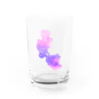 もちるちゃんちのまんたくんとめんだこちゃん、そらをとぶ Water Glass :front