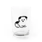 シトウのお店の待ってる（黒） Water Glass :front