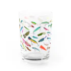 猫と釣り人のLURE_2C_GL Water Glass :front