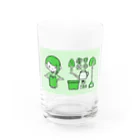 遣隋使さんのえとっこちゃん（巳） Water Glass :front