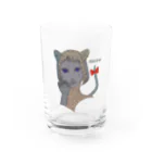 lifejourneycolorfulのMeow Water Glass :front