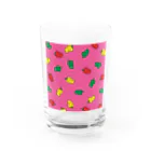 星華 -SEIKAcreate-のカラフルピーマン柄 Water Glass :front